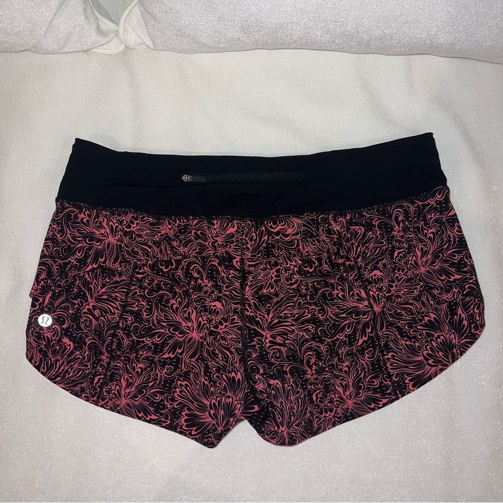 Speed Up 2.5 inch Shorts Size 8 Black and Pink